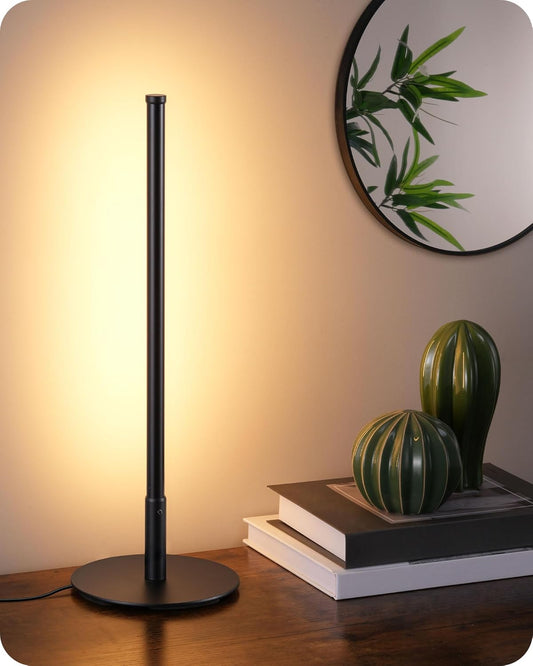 EDISHINE_Upgraded_LED_Table_Lamp,_Stepless_Dimmable_Bedside_Lamp_with_3_Color_Temperature,_Modern_Nightstand_Lamp,_Desk_Lamp_for_Bedroom,_Living_Room,_Corner,_Gift,_Metal_Finish,_Black,_6W