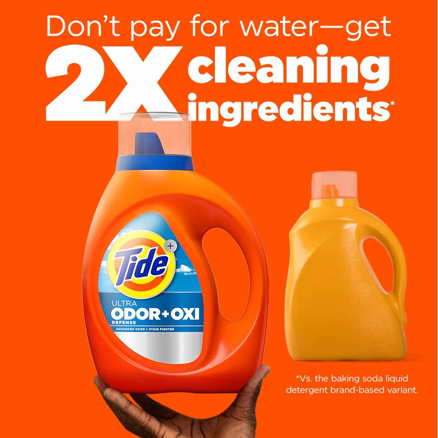 Tide Ultra Odor Defense Plus Oxi Liquid Laundry Detergent, Advanced Odor and Stain Fighting Laundry Detergent Liquid