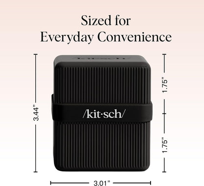 Kitsch_2-Compartment_Travel_Soap_Case_–_Bar_Soap_Holder_&_Organizer,_Travel_Case_for_Bars_–_TSA-Approved_–_Lightweight,_Durable,_Leak-Proof,_Made_from_Recycled_Plastic_–_Black