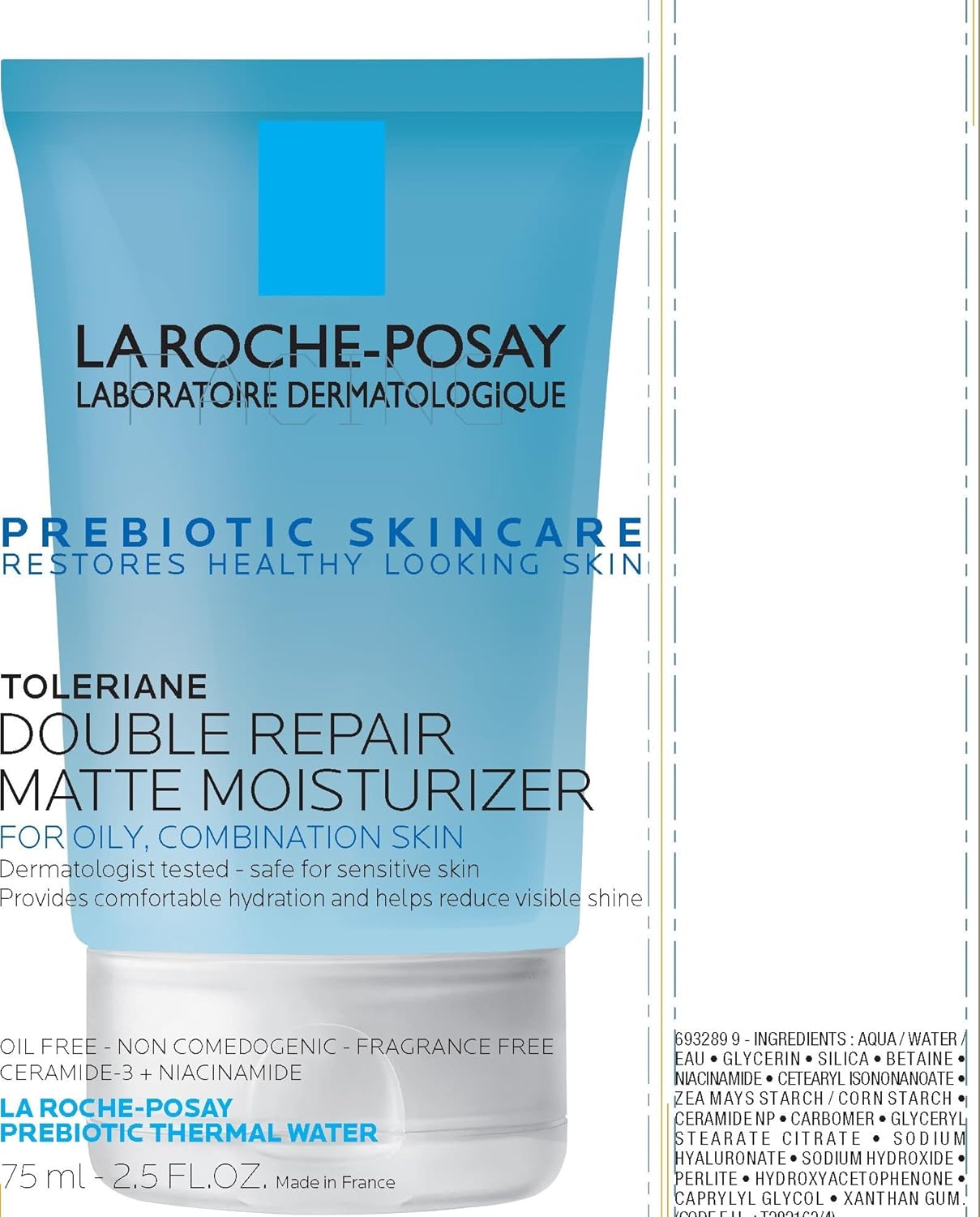 La_Roche-Posay_Toleriane_Double_Repair_Matte_Face_Moisturizer,_Daily_Moisturizer_For_Oily_Skin_With_Ceramide_And_Niacinamide_For_All_Skin_Tones,_Oil_Free,_Non-Comedogenic,_Available_with_SPF_30