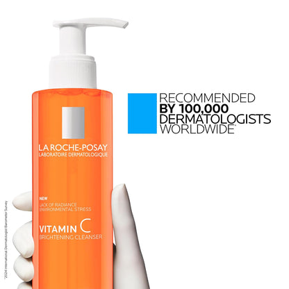 La_Roche-Posay_Vitamin_C_Brightening_Face_Wash,_Gentle_Foaming_Facial_Cleanser_with_Vitamin_Cg_and_Vitamin_B3_to_Brighten_and_Even_Skin_Tone,_Vitamin_C_Face_Wash_that_Cleanses_Dirt_&_Makeup,_200ml