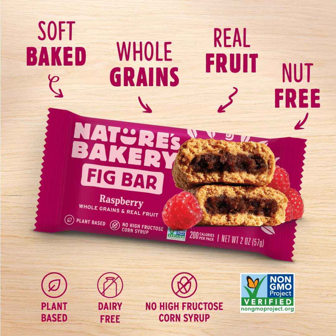 Nature’s Bakery Fig Bars Variety Pack, 28 Count (4 Bars per Pack, 7 Flavors: Strawberry, Blueberry, Raspberry, Apple Cinnamon, Original Fig, Peach Apricot & Double Chocolate Brownie) | Whole Grain, Vegan Snacks