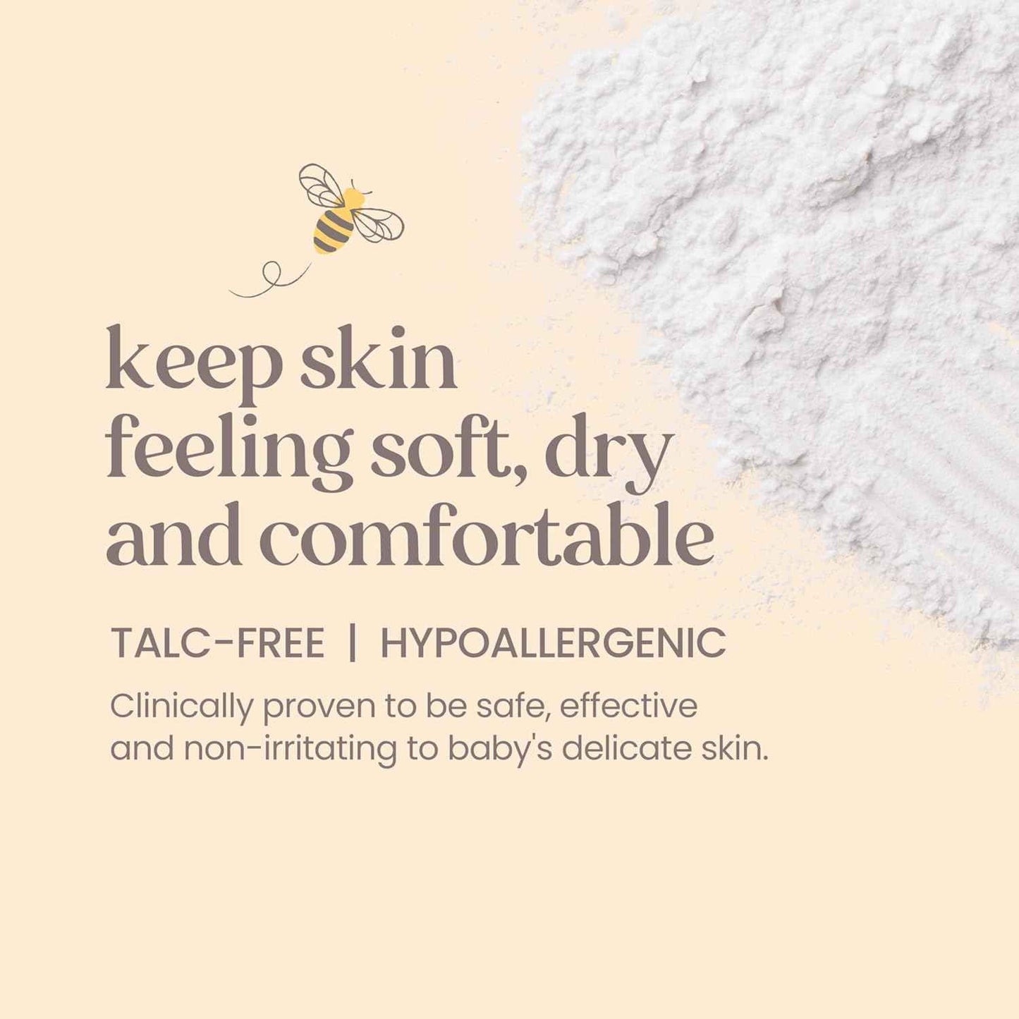 Burt's Bees Baby Dusting Powder, 100% Natural Origin Baby Powder Talc-Free