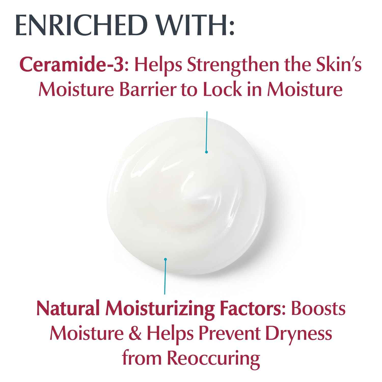 Eucerin Advanced Repair Foot Cream, Urea Enriched, Unscented Foot Cream for Dry Feet and Heels With Triple Moisturizing Complex, Travel Size Moisturizer, 3 OZ Tube, Pack of 3
