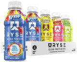 RYSE Clear Protein Drink - 100 Calories, 22g Whey Isolate Protein Shake, Sugar-Free, 0g Fat & Lactose-Free - Refreshing Ready-to-Drink Beverage