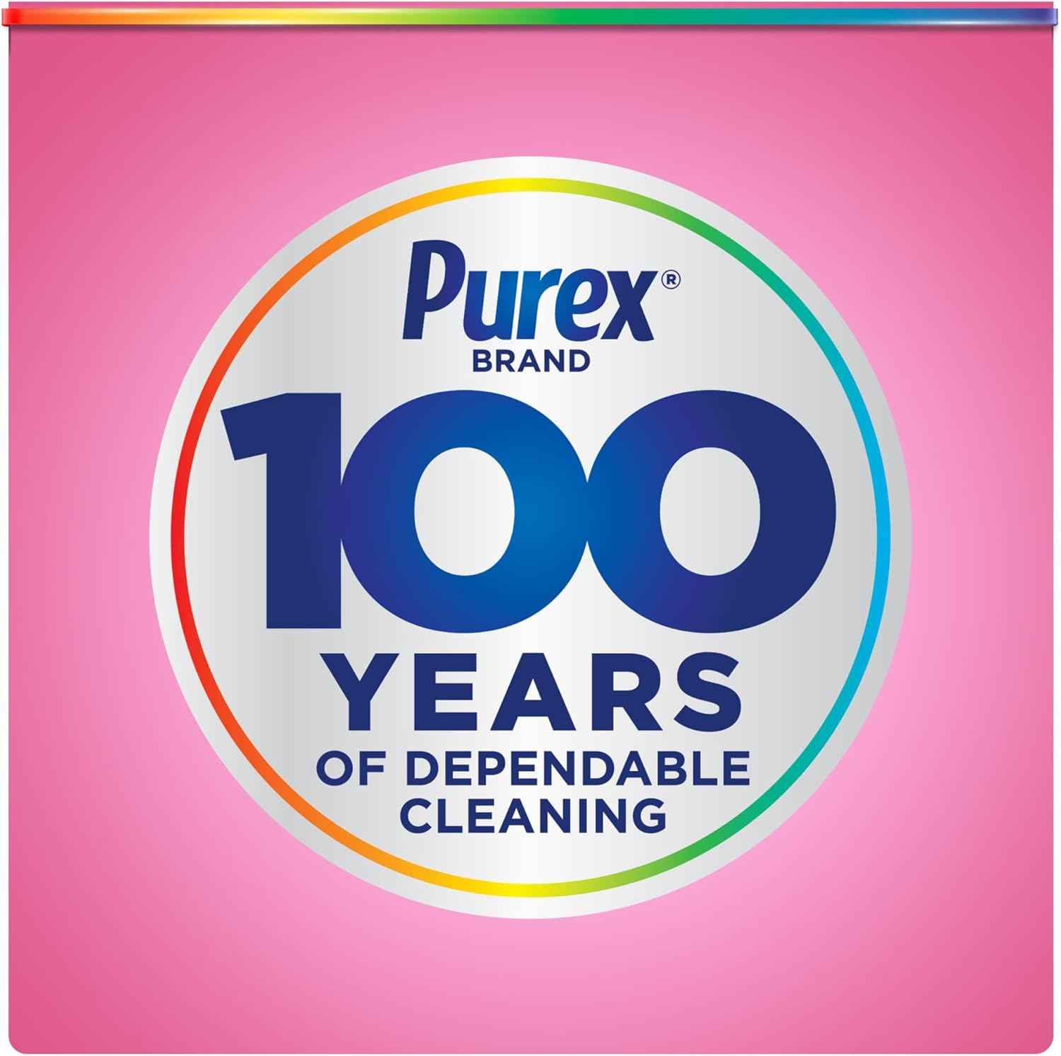 Purex Baby Soft Liquid Laundry Detergent, Ultra Concentrated, 82.5 fl oz, 165 Loads, Hypoallergenic, Dye Free, Gentle on Skin