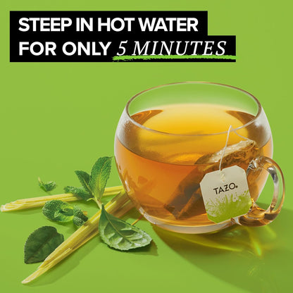 TAZO_Organic_Zen_Green_Tea_Bags,_Caffeine_Free_Tea_with_Refreshing_Lemongrass_&_Spearmint,_96_Total_Tea_Bags_(16ct_-_Pack_of_6)