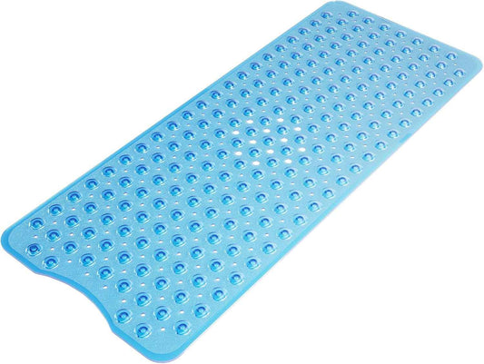 AmazerBath Shower Mat Non Slip 40 x 16 Inches, Bathtub Mat Shower Stall Mats with Suction Cups and Drain Holes, Non Slip Bath Mat for Tub for Elderly & Kids