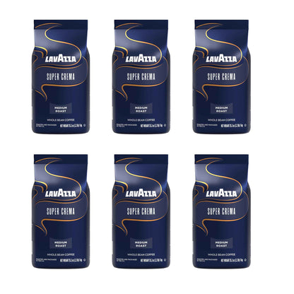 Lavazza Whole Bean Coffee, Medium Espresso Roast, Arabica and Robusta Blend