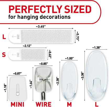 Command_Clear_Variety_Pack,_Including_8_Pairs_of_Picture_Hangers,_4_Clear_Wire_Hooks_and_11_Wall_Hooks_for_Hanging_Christmas_Decorations,_Damage-Free_Hanging_Up_to_19_Items