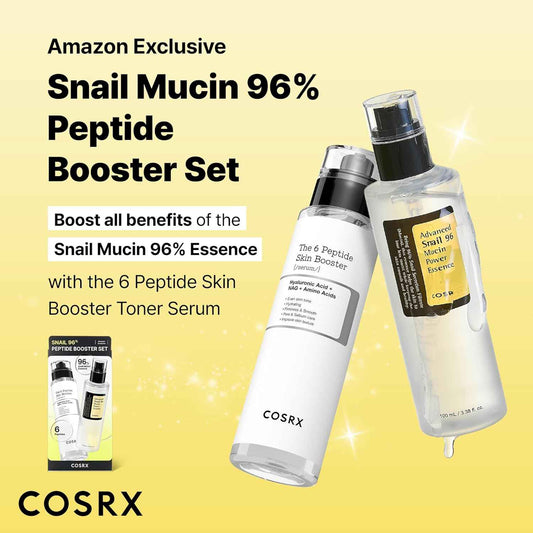 COSRX Snail Mucin 96% Peptide Booster Set - Korean Skin Care, Gift Sets, Skin Care Sets for Women, Advanced Snail Mucin Serum, Face Serum, Mothers Day Gifts for Mom