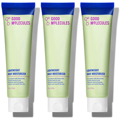 Good Molecules Lightweight Daily Moisturizer Face Cream – Non-Greasy Facial Moisturizer Face Lotion with Shea Butter & Hyaluronic Acid