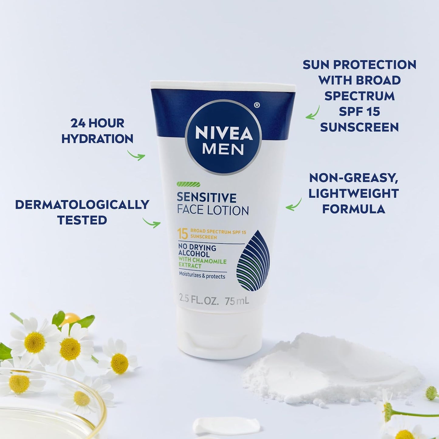 NIVEA_MEN_Sensitive_Face_Lotion_with_SPF_15,_Broad_Spectrum_Sunscreen,_3_Pack_of_2.5_Fl_Oz_Tubes