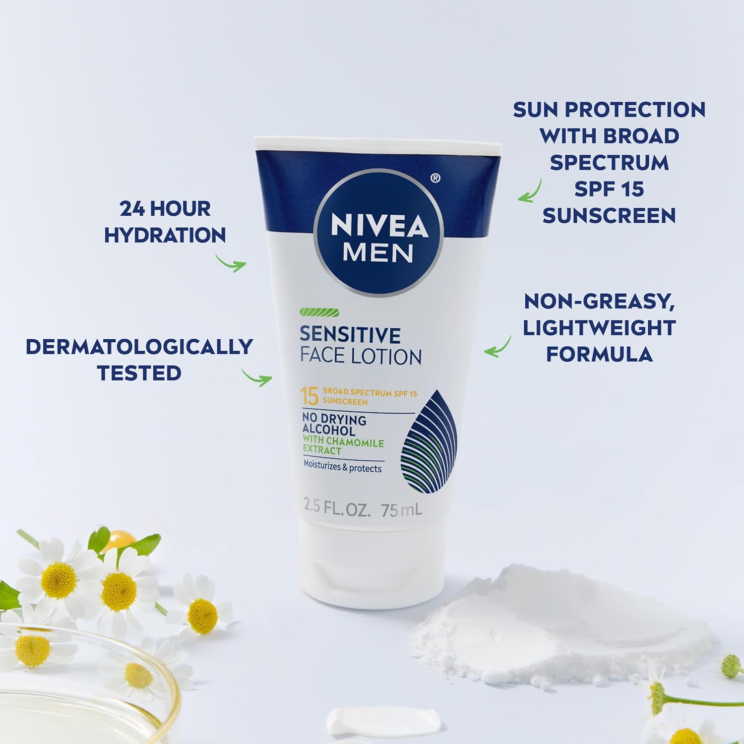 NIVEA_MEN_Sensitive_Face_Lotion_with_SPF_15,_Broad_Spectrum_Sunscreen,_3_Pack_of_2.5_Fl_Oz_Tubes