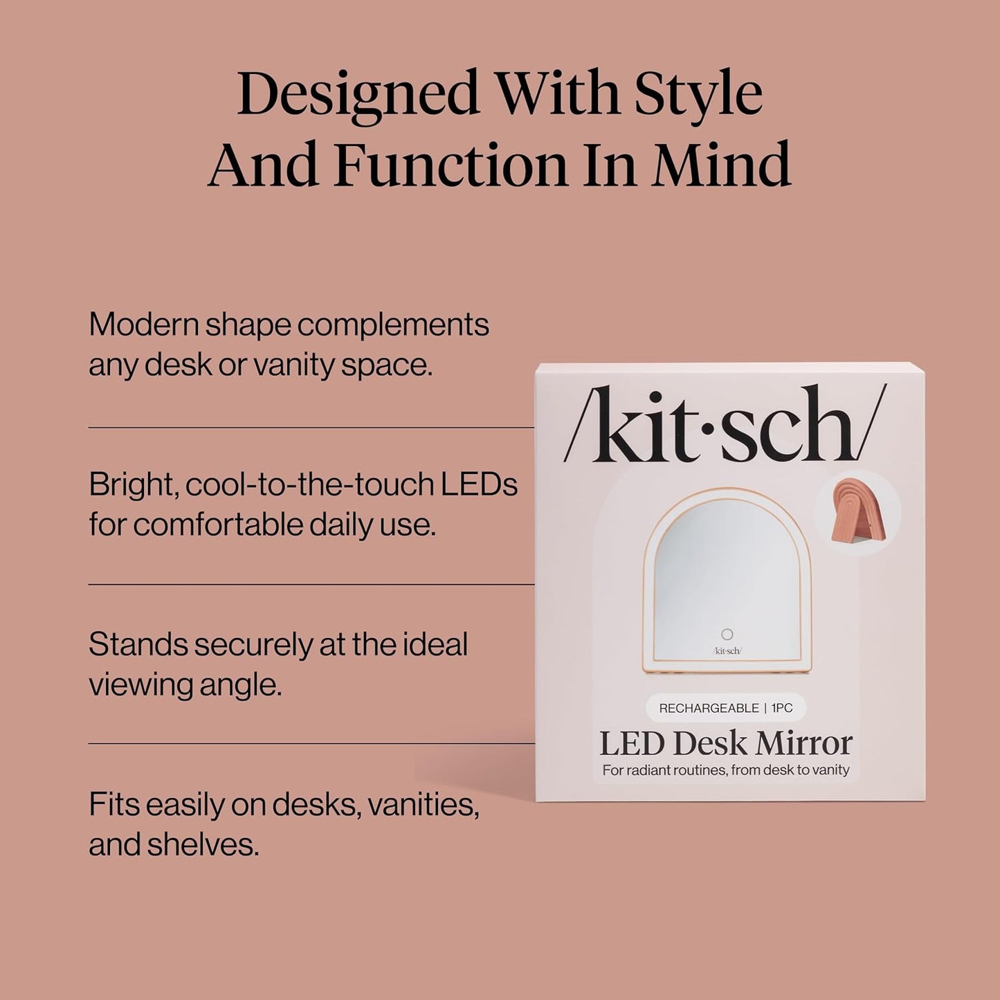 Kitsch_Arch_Desk_Vanity_Mirror_with_Lights,_LED_Makeup_Surface,_Touch_Sensor_Dimmable_Warm_Neutral_Cool_Glow,_Rechargeable_Desk_Mirror_with_Kickstand_for_Travel_-_Terracotta