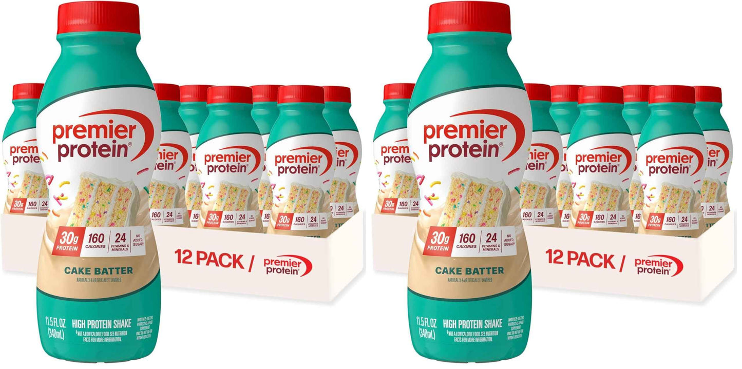 Premier Protein Shake, 30g Protein, No Added Sugar, 24 Vitamins & Minerals to Support Immune Health, 11.5 fl oz