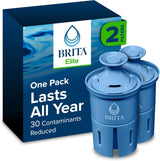 Brita Filter Replacements for Water Pitchers and Dispensers, NSF Certified to Remove 99% of Lead, 2 Count, Blue