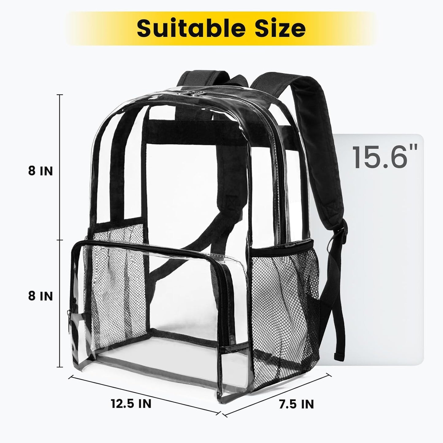 Vorspack_Clear_Backpack_Heavy_Duty_-_Large_Clear_Backpacks_for_School_See_Through_Bookbag_for_Girls_Boys_Transparent_Bag_for_Work,_Concert,_College_-_Black