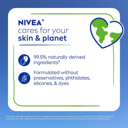 NIVEA_Moisture_Lip_Care,_Hydrating_Lip_Balm_with_Shea_Butter,_Nourishing_Oils_and_Vitamin_C_&_E,_3-in-1_Moisture,_Repair_and_Nourish,_0.17_Oz_Stick,_Pack_of_4