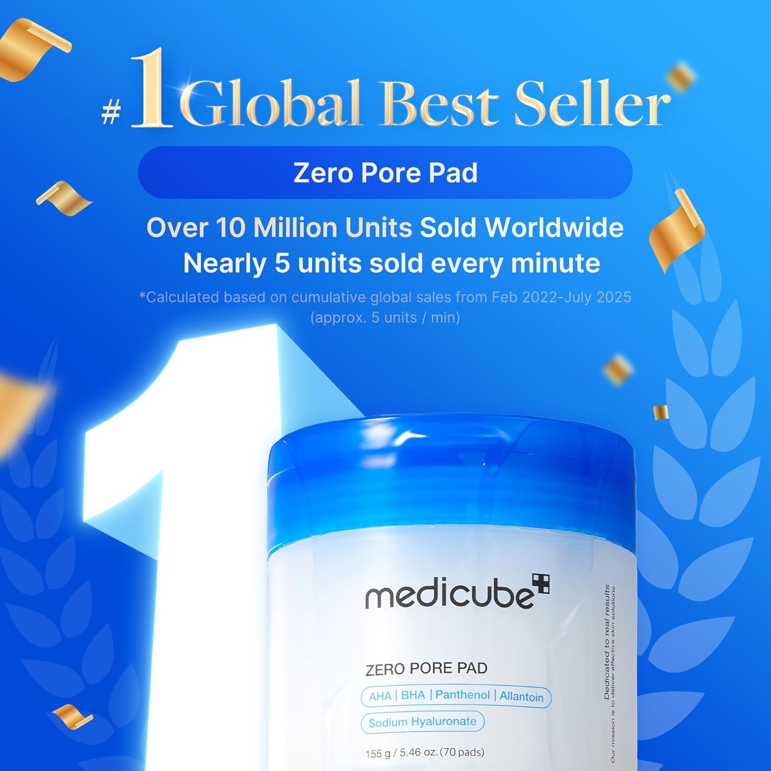 medicube_Toner_Pads_Zero_Pore_Pad_2.0_|_Dual-Textured_Facial_Pad_for_Exfoliation_and_Pore_Care_with_4.5%_AHA_Lactic_Acid,_0.45%_BHA_Salicylic_Acid_|_Ideal_for_All,_Korean_Skin_Care,_70_Pads_(1_Pack)