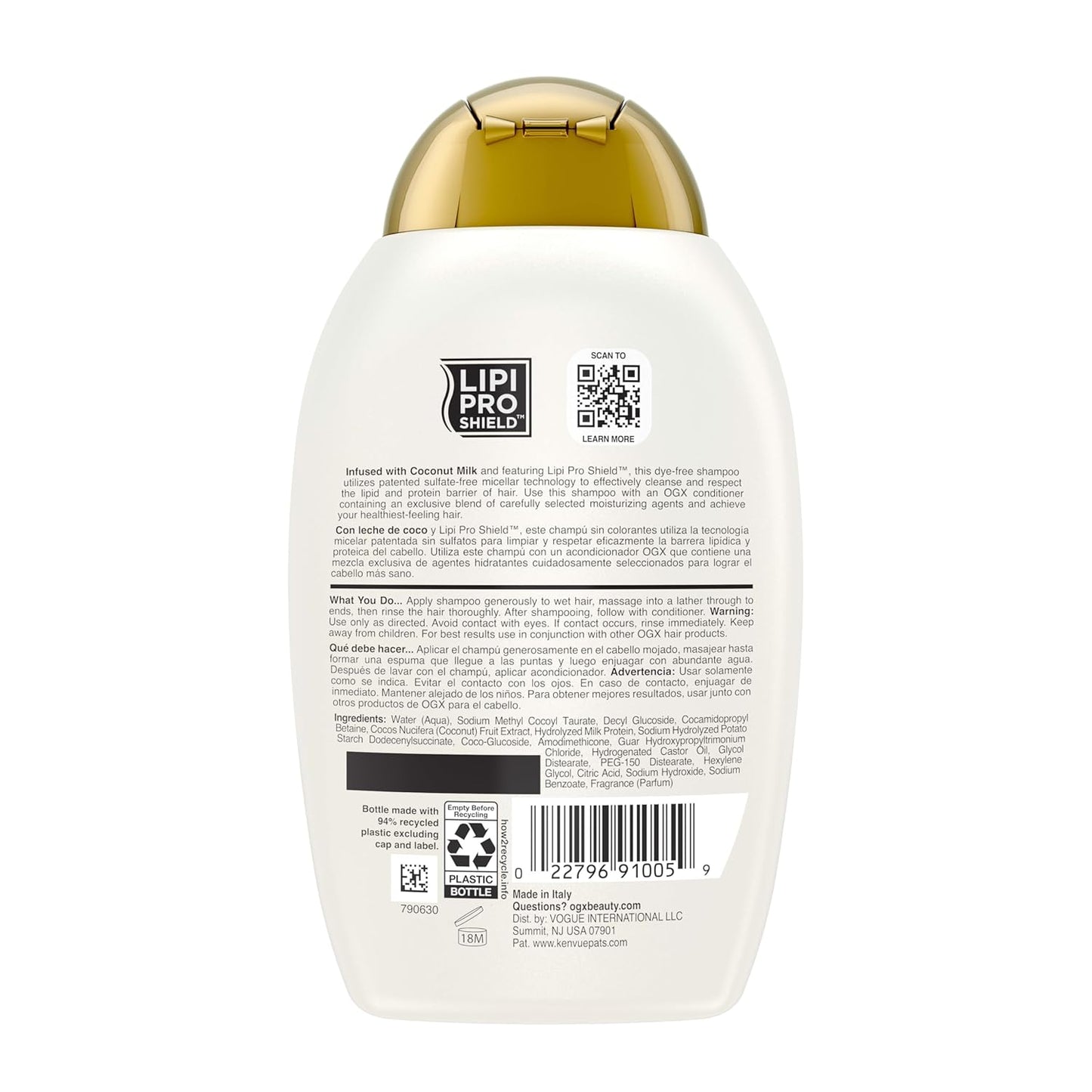 OGX_Nourishing_+_Coconut_Milk_Moisturizing_Shampoo,_Hydrating_&_Restoring_Shampoo_Moisturizes_for_Soft_Hair_After_the_First_Use,_Paraben-Free,_Sulfate-Free_Surfactants,_13_fl._oz