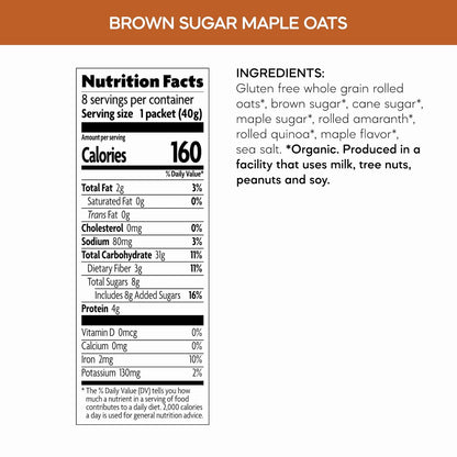 Nature's_Path_Organic_Brown_Sugar_Maple_Instant_Oatmeal,_11.3_oz_(Pack_of_1),_Gluten_Free,_Non-GMO