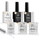Glossy & Matte Gel Top and Base Coat Set & Nail Prep Dehydrator and Primer 6 Pcs
