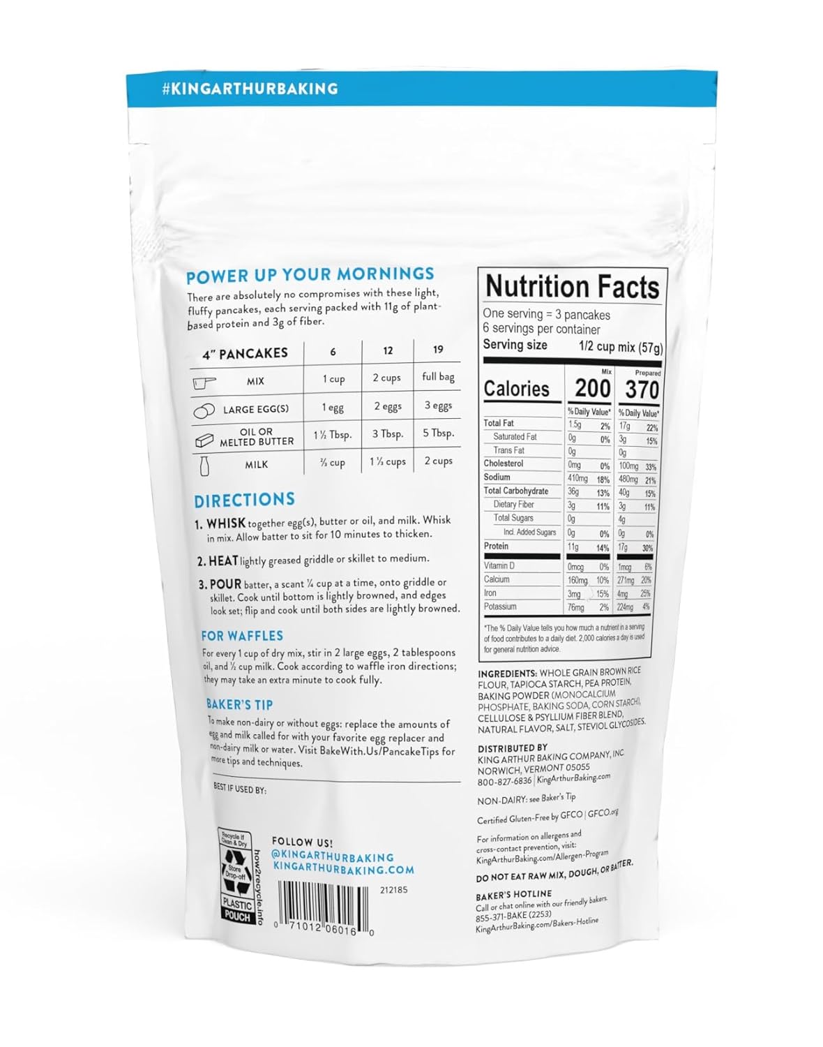 King_Arthur_Flour_Gluten_Free_Protein_Pancake_Mix,_Non-GMO_Project_Verified,_No_Sugar_Added,_Non-Dairy,_12_Oz