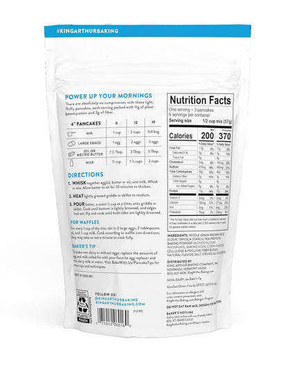 King_Arthur_Flour_Gluten_Free_Protein_Pancake_Mix,_Non-GMO_Project_Verified,_No_Sugar_Added,_Non-Dairy,_12_Oz