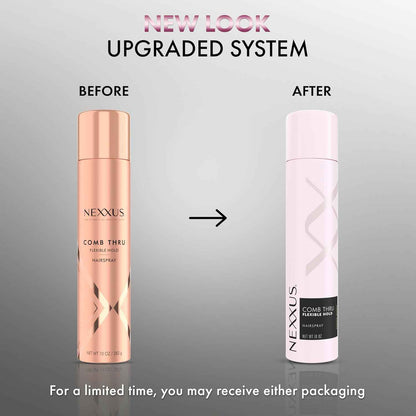 Nexxus Styling Spray Comb Thru Finish Flexible Hold Hairspray Powered by STYLEPROTECT Technology