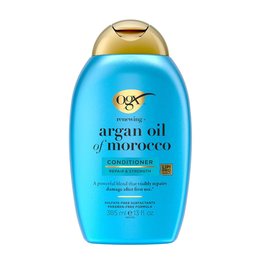 OGX_Renewing_+_Argan_Oil_of_Morocco_Conditioner,_Repair_Conditioner_&_Argan_Oil_Helps_Strengthen_&_Repair_Dry,_Damaged_Hair,_Paraben-Free,_Sulfate-Free_Surfactants,_13_fl._oz
