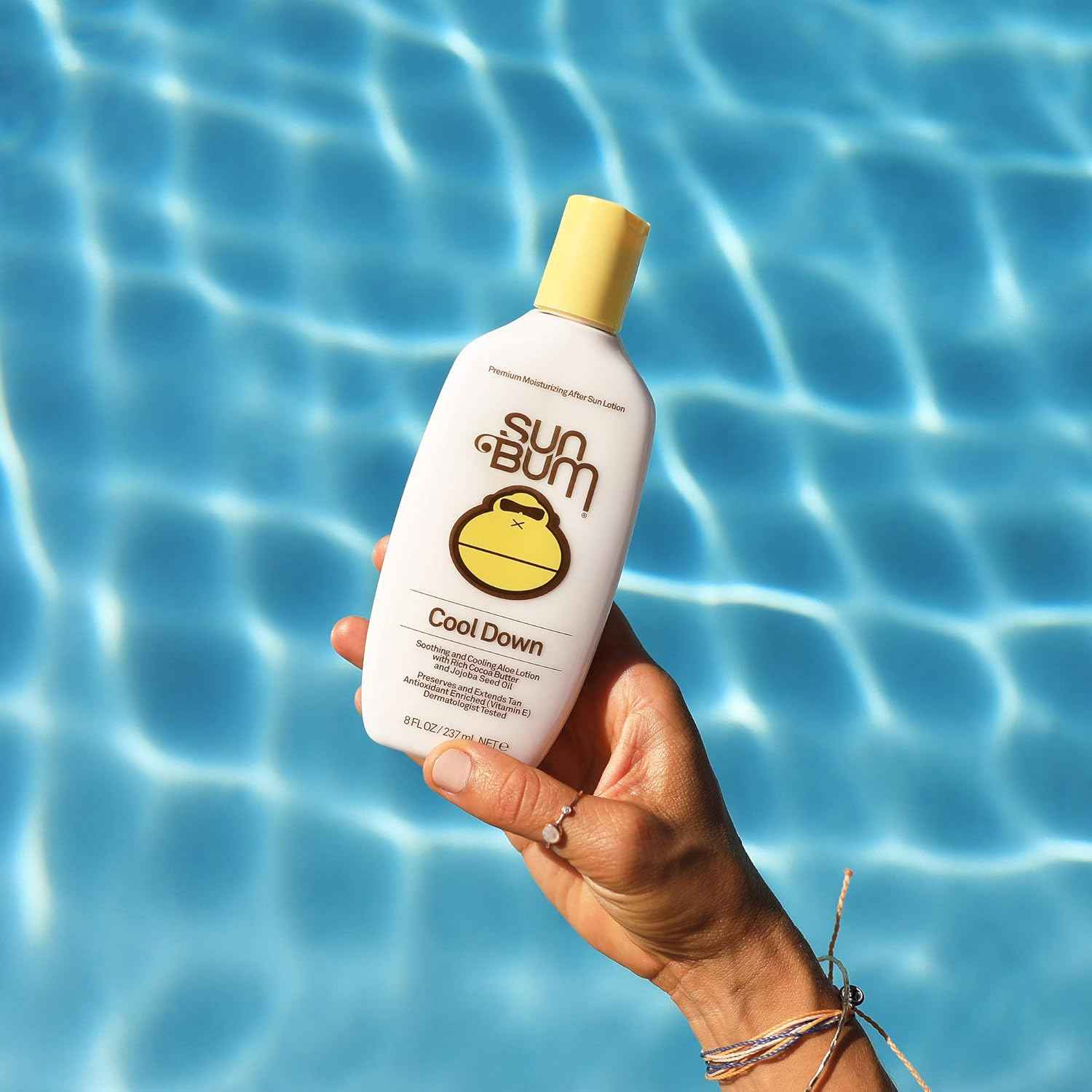 Sun Bum Cool Down Aloe Vera Lotion - Vegan After Sun Care with Cocoa Butter to Soothe and Hydrate Sunburn