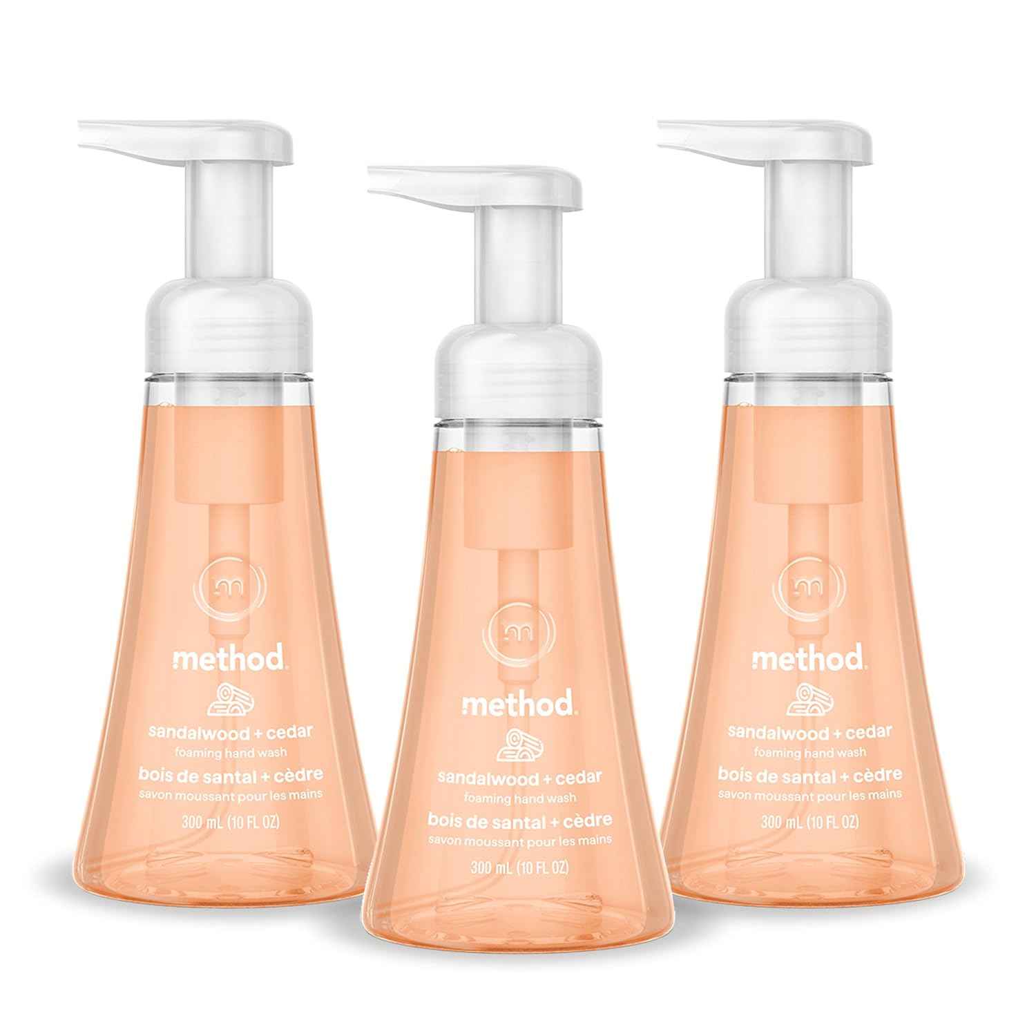 Method Foaming Hand Wash, Sandalwood + Cedar, 10 fl oz