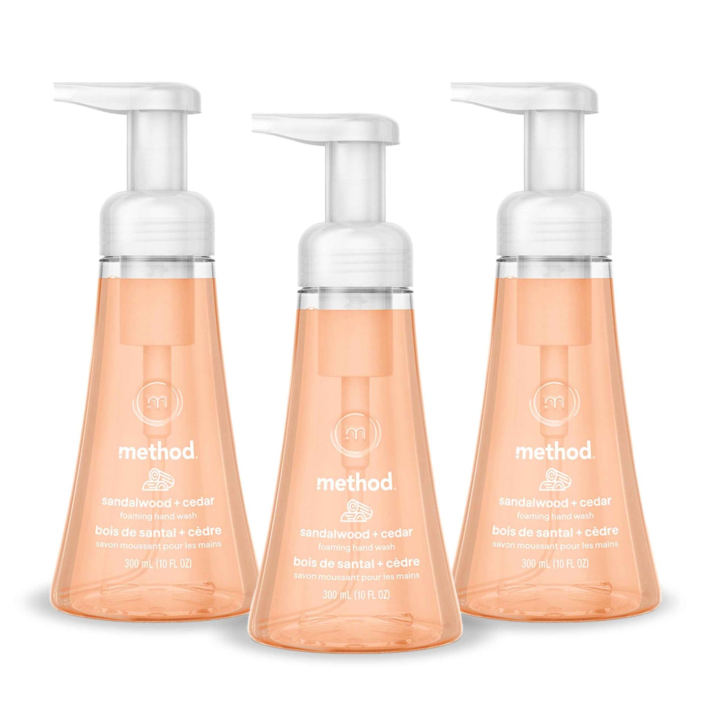 Method Foaming Hand Wash, Sandalwood + Cedar, 10 fl oz