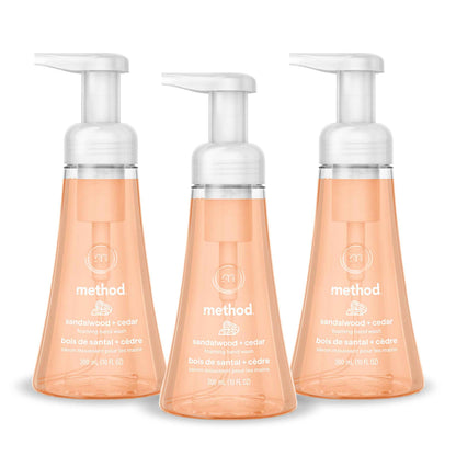 Method Foaming Hand Wash, Sandalwood + Cedar, 10 fl oz