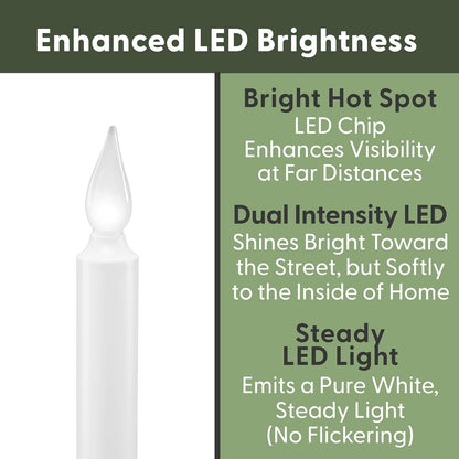 612_Vermont_LED_Battery_Operated_Window_Candles_with_Timer,_Bright_Hot_Spot,_VT-1506P-4_(Pack_of_4,_Pewter)