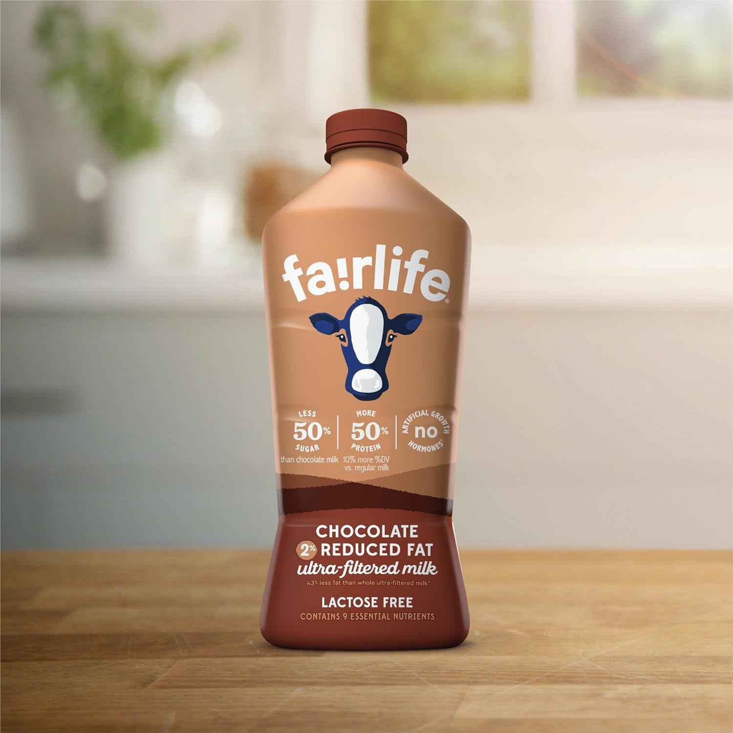 fairlife Chocolate, 2% reduced fat milk, 52 fl oz