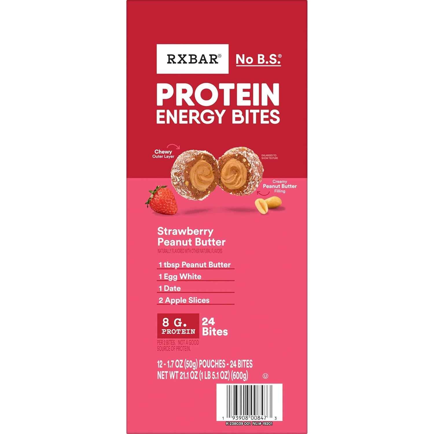 RXBAR Protein Energy Bites, Gluten Free Protein Balls