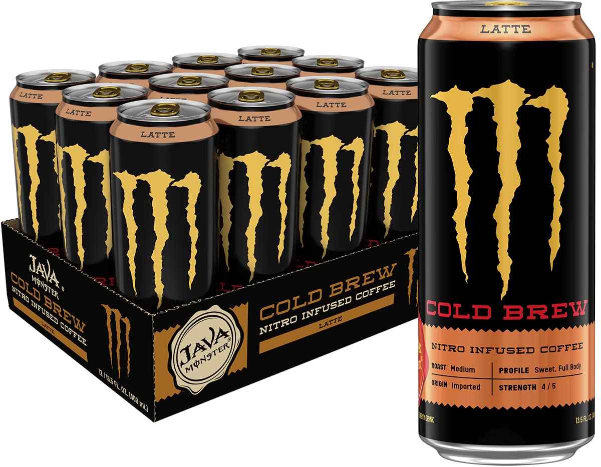 Java Monster, Coffee + Energy Drink, 15 Ounce