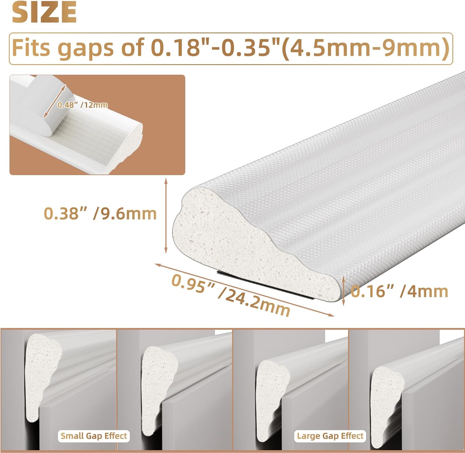 118”_Wedge-Shape_Foam_Window_Weather_Stripping_Door_Seal_Strip,Soundproofing_Frame_Winter_Insulation_Tape_for_Exterior_Front_Door,Noise_Cancelling_Window_Inserts,Door_Gap_Filler_Light_Blocker,White