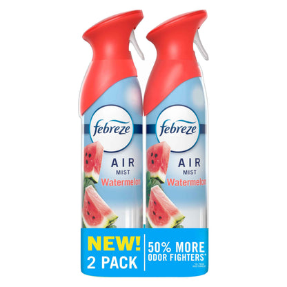 Febreze Air Mist, Air Freshener Spray, Odor Fighting Room Spray, Deodorizer for Home Bathroom Kitchen Office Apartment Dorm Room Classroom