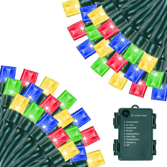 Battery_Operated_Christmas_Lights,_33_FT_100_LED_Mini_String_Lights_with_Timer_and_8_Modes,_Green_Wire_Outdoor_Waterproof_String_Lights_for_Tree_Xmas_Indoor_Holiday_Party_Garden_Decor,_Multicolor