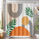 B- Orange Sunrise +12 Metal Hooks - 72"W x 72"L (Pack of 1)