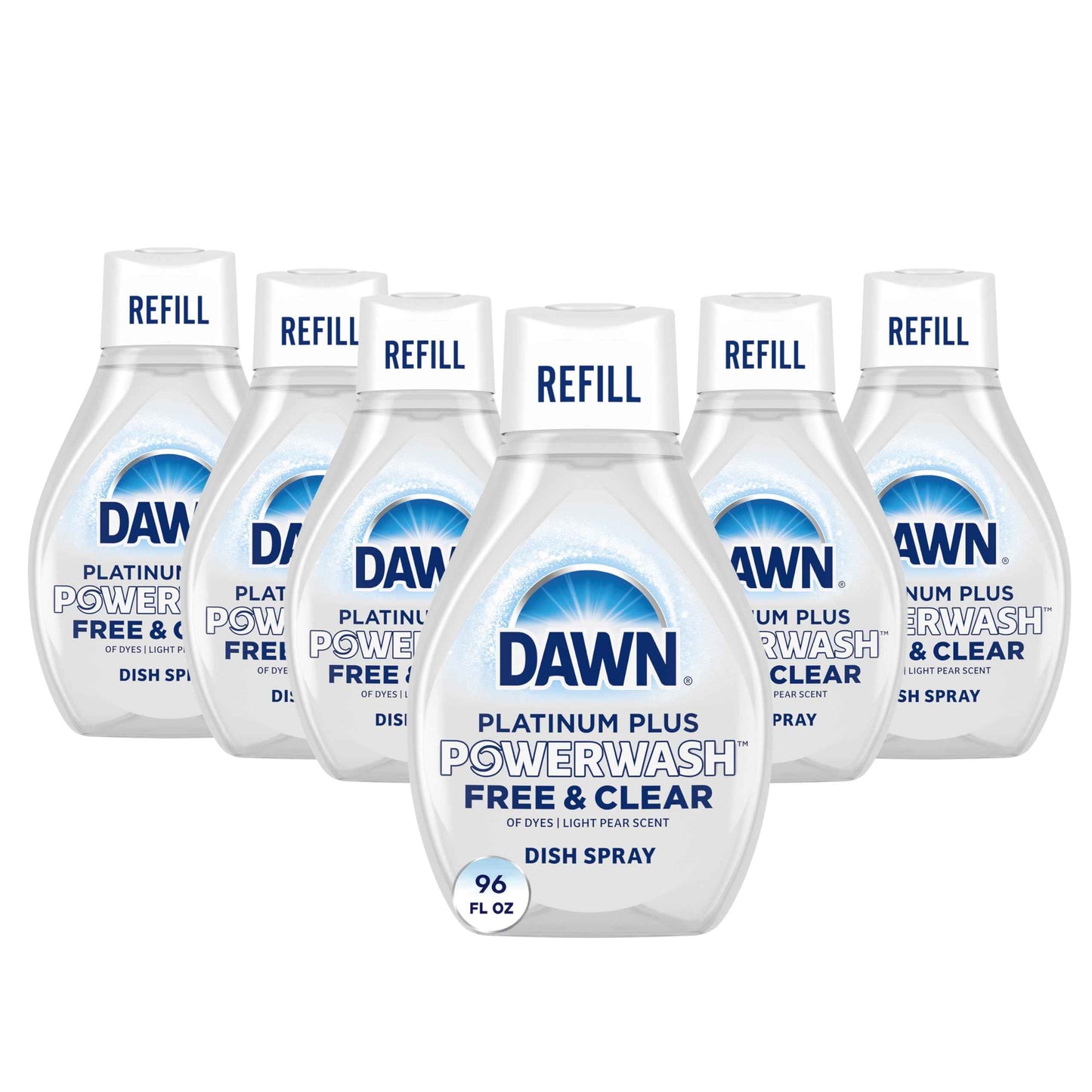 Dawn Powerwash Free & Clear Dish Spray, Dish Soap Starter Kit, 16 Fl Oz