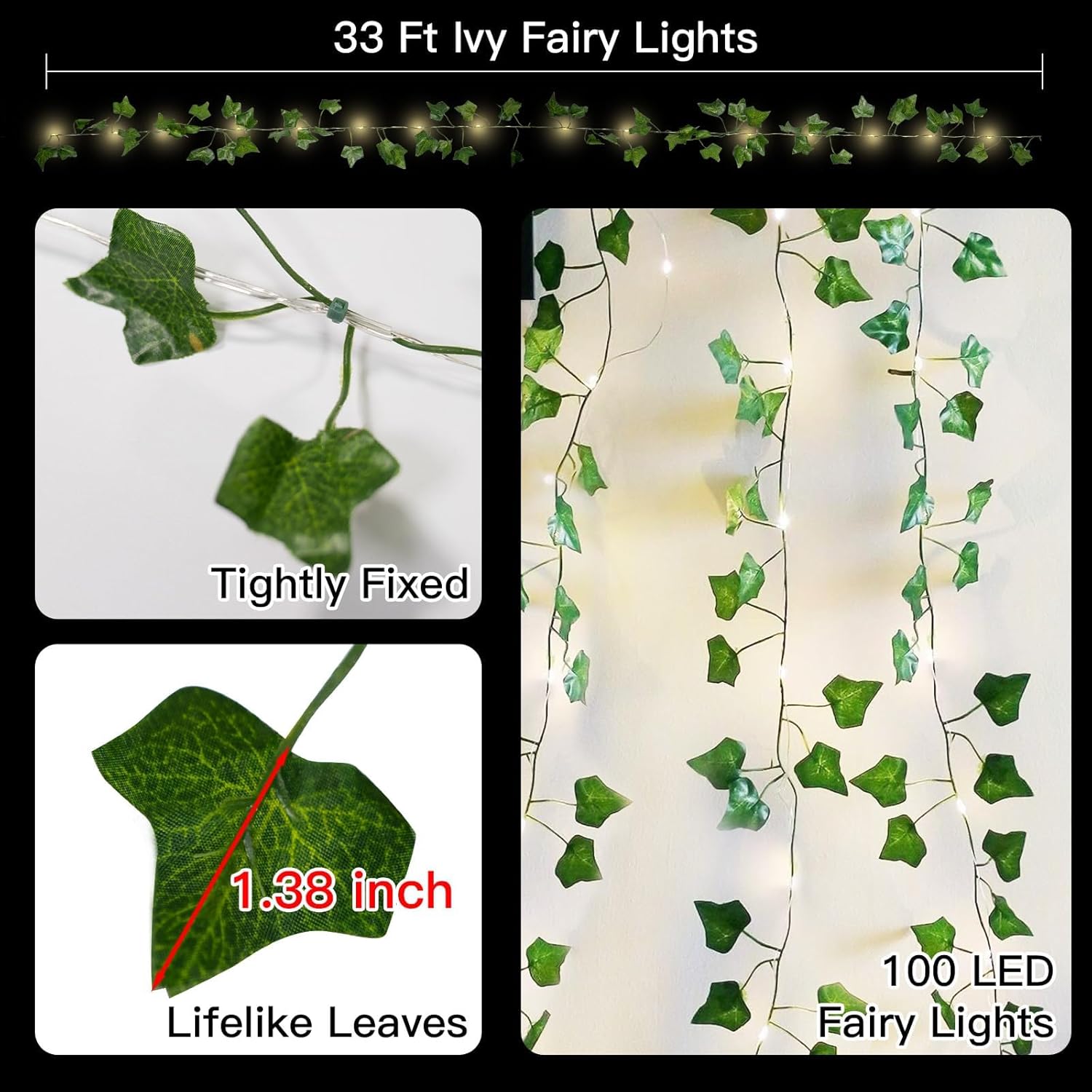 suddus_Vine_with_Fairy_Lights_Battery_Operated,_33ft_100_LED_Ivy_String_Lights_with_Remote,_Leaf_Lights_for_Bedroom,_Room,_Wall,_Garden,_Party,_Wedding_Decor_(Warm_White)