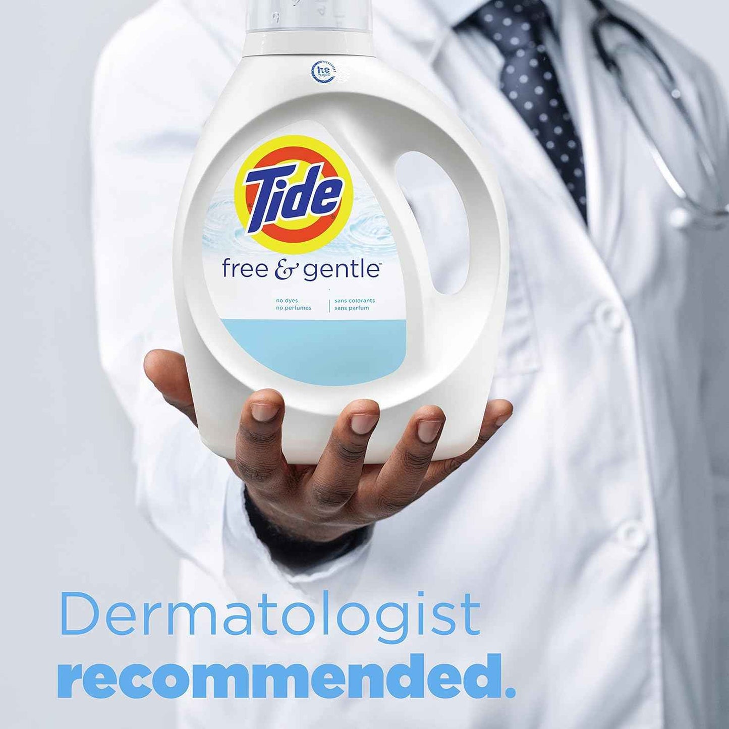 Tide Free & Gentle Liquid Laundry Detergent, 80 Loads, 105 fl oz, Tide Laundry Detergent, Clean Laundry Detergent
