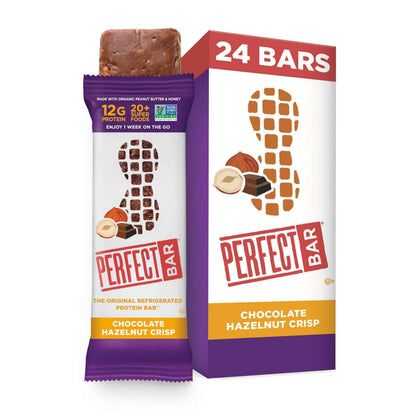 Perfect Bar Protein Bars, Gluten Free, Made with Organic Honey, Cookie Dough Texture, Refrigerated