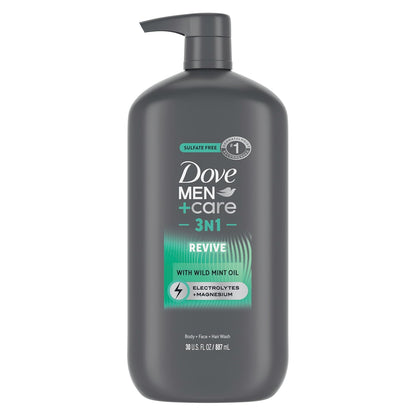 DOVE_MEN_+_CARE_Body_and_Face_Wash_Invigorating_Revive_3N1_with_Tea_Tree_Oil,_with_24-Hour_Nourishing_Micromoisture_Technology,_30_oz