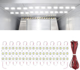 Linkstyle 12V LEDs Van Interior Light Kits, 12V LED Light Strip LED Module Lights Ceiling Lamp for Car Van Truck Auto Vehicle