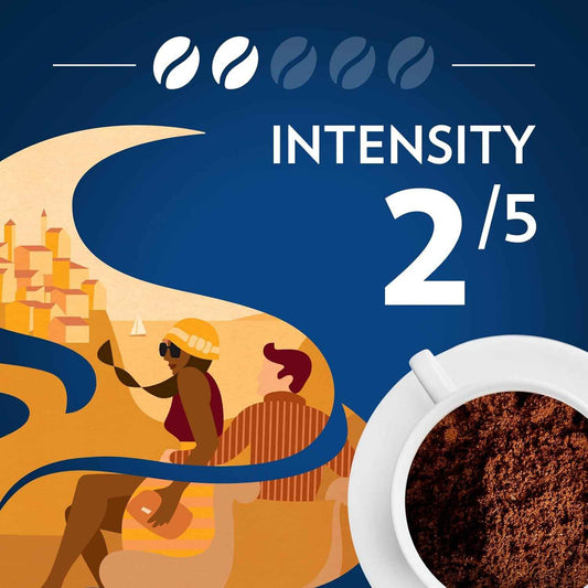 Lavazza Ground Coffee, Light Roast, Smooth and Aromatic Taste, Intensity 2/5, 100% Arabica, Ideal for Drip Brewers